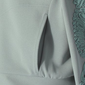 【COMING SOON】Dragon tulle tape embroidery ブルゾン 詳細画像