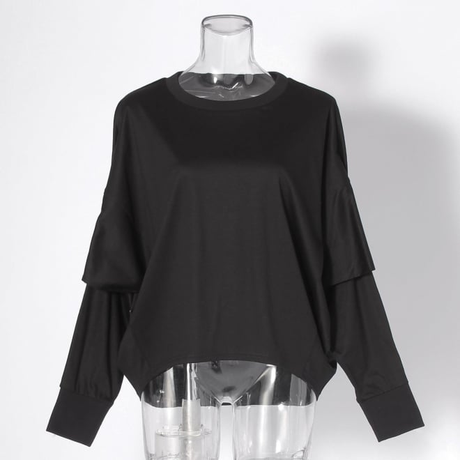 【COMING SOON】WLC ばんざいスリーブTシャツ 詳細画像 ブラック 1