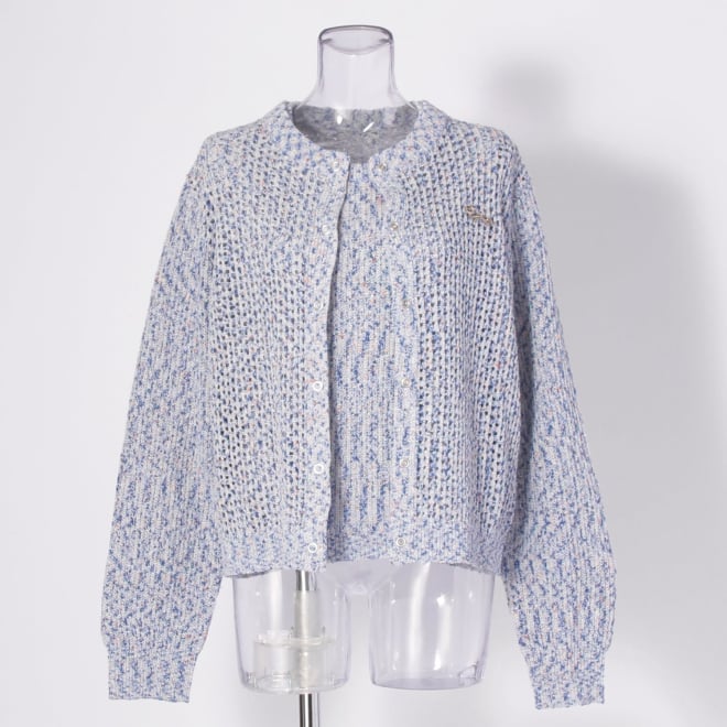 【COMING SOON】WL ミックスコイルツインニット 詳細画像 ライトブルー 1