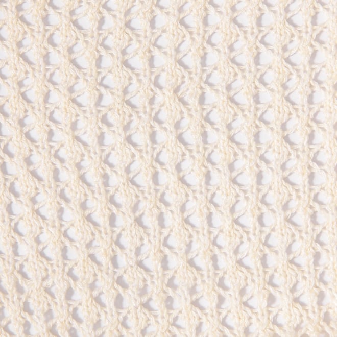 【COMING SOON】WLC ドラゴンコード刺繍メッシュニット 詳細画像 ホワイト 3