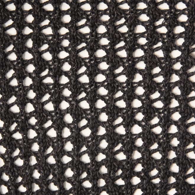 【COMING SOON】WLC ドラゴンコード刺繍メッシュニット 詳細画像 ブラック 3