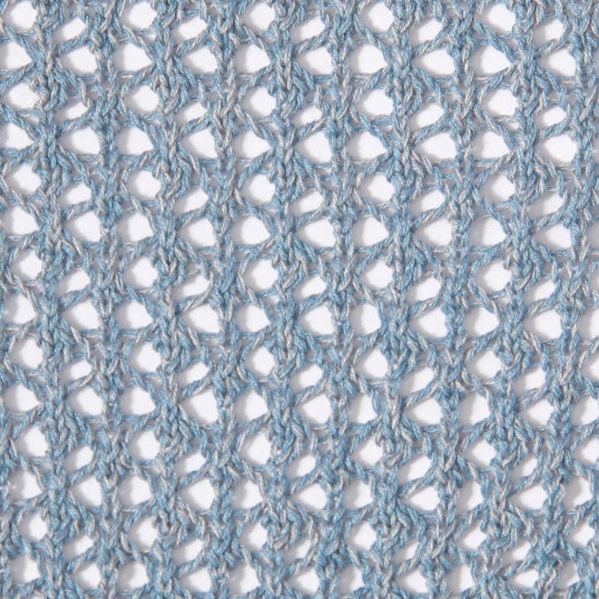 【COMING SOON】WLC ドラゴンコード刺繍メッシュニット 詳細画像 ライトブルー 6