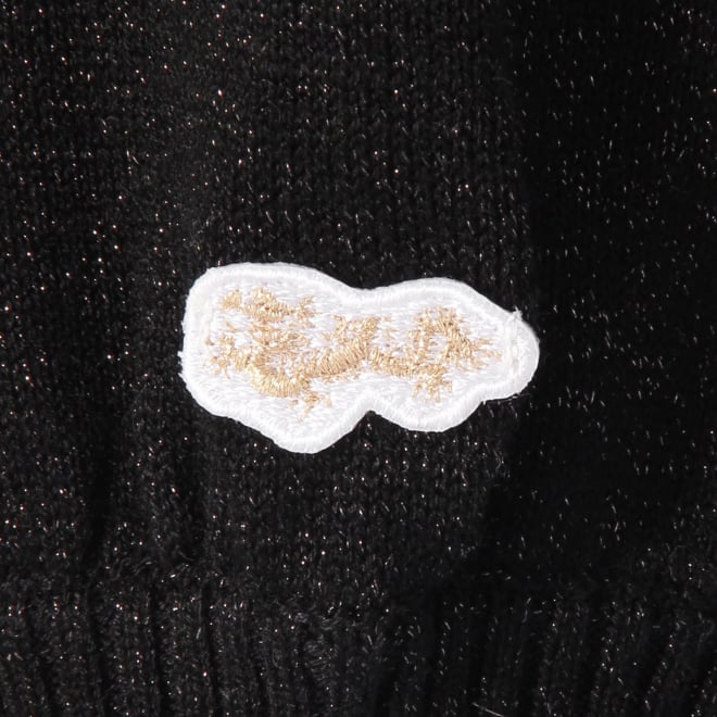 【COMING SOON】WLC ラメ混スエットライクニット プルオーバー 詳細画像 ブラック 2