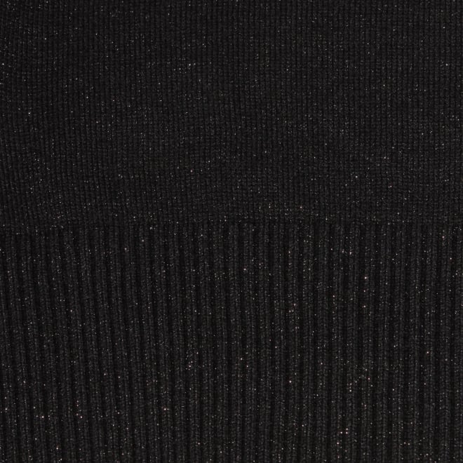 【COMING SOON】WLC ラメ混スエットライクニット プルオーバー 詳細画像 ブラック 3