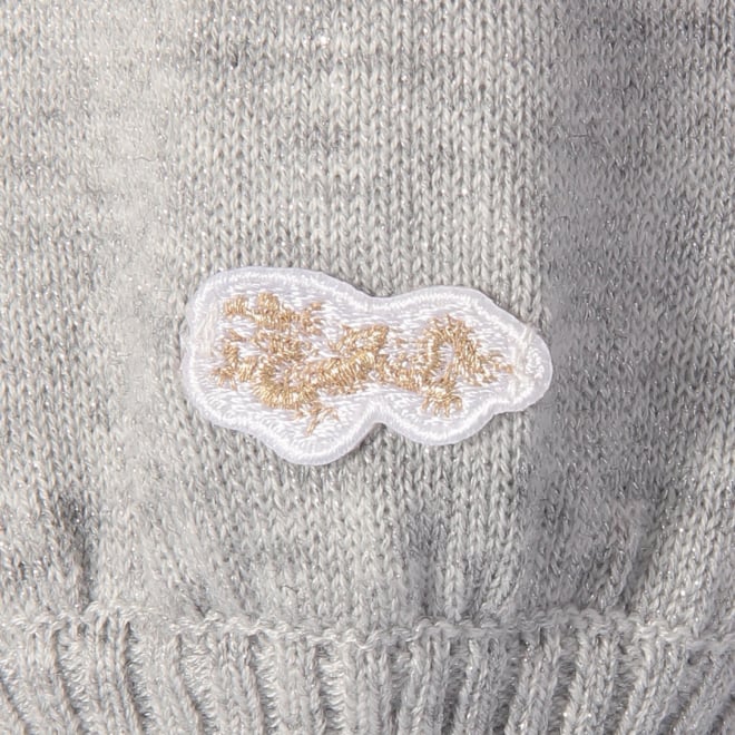 【COMING SOON】WLC ラメ混スエットライクニット プルオーバー 詳細画像 ライトグレー 2