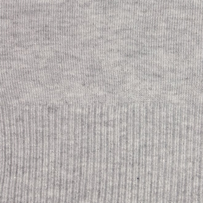 【COMING SOON】WLC ラメ混スエットライクニット プルオーバー 詳細画像 ライトグレー 3