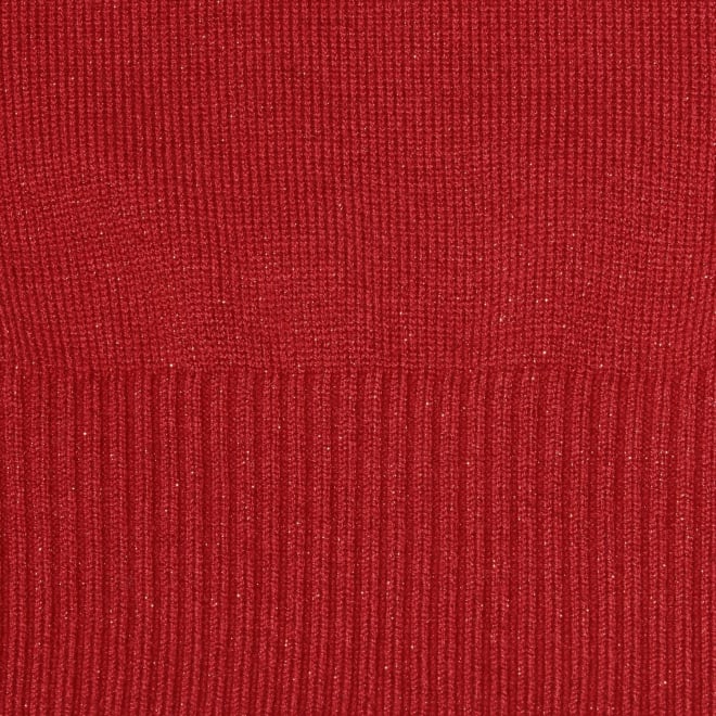 【COMING SOON】WLC ラメ混スエットライクニット プルオーバー 詳細画像 レッド 6