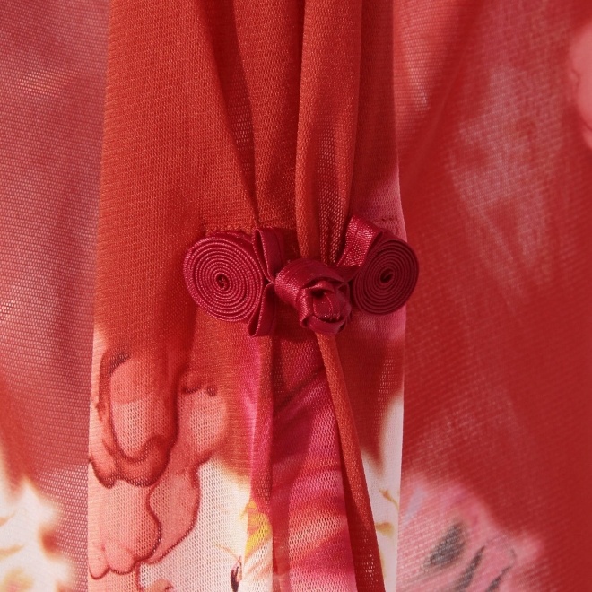 Flower flamingo print ブラウス 詳細画像 赤系マルチ 11