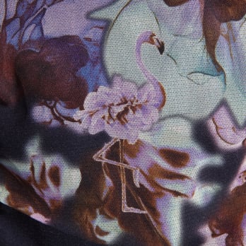 【COMING SOON】Flower flamingo print ブラウス 詳細画像