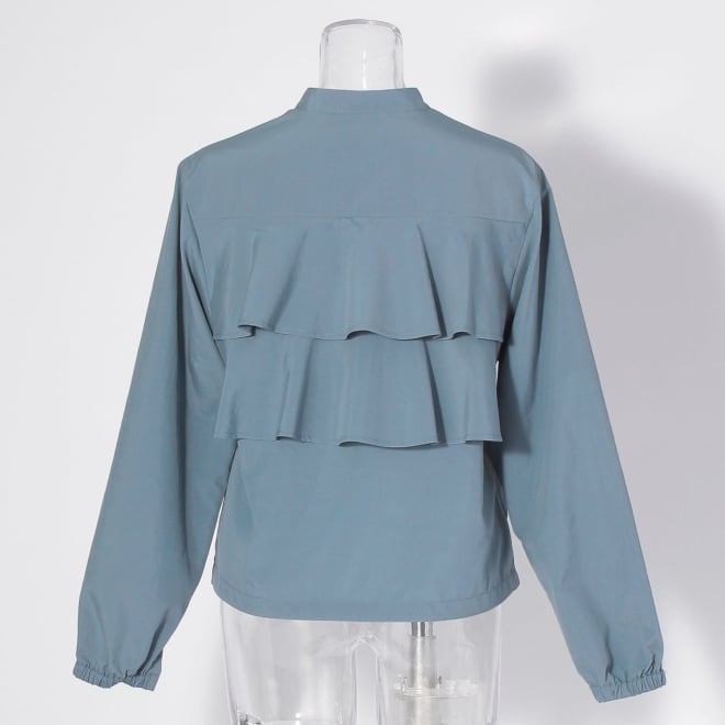 【COMING SOON】Flower embroidery shirt ブラウス 詳細画像 ライトブルー 3