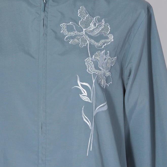 【COMING SOON】Flower embroidery shirt ブラウス 詳細画像 ライトブルー 6