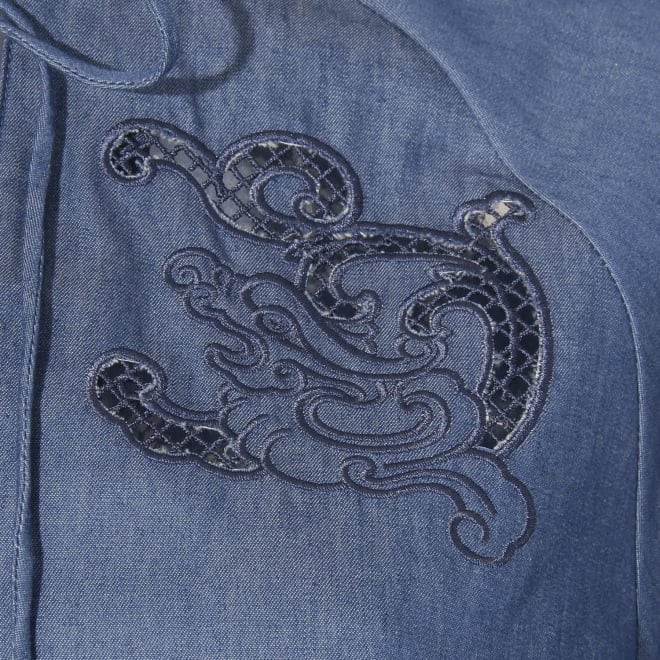 【COMING SOON】Bohemian dragon ブラウス 詳細画像 ライトブルー 4