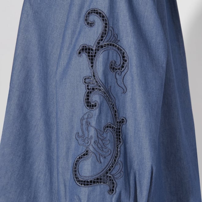 【COMING SOON】Bohemian dragon ブラウス 詳細画像 ライトブルー 5