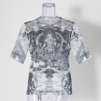 【COMING SOON】Monotone buddha ブラウス