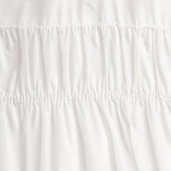 【COMING SOON】WL コーマコットンオーバーギャザー ブラウス 詳細画像