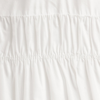 WL コーマコットンオーバーギャザー ブラウス 詳細画像