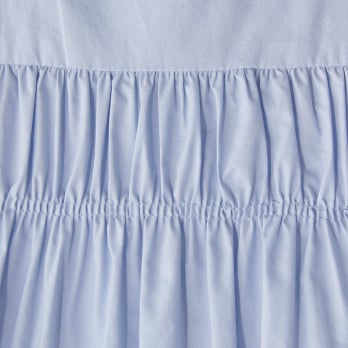 【COMING SOON】WL コーマコットンオーバーギャザー ブラウス 詳細画像