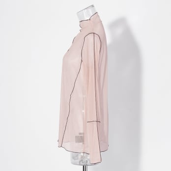 【COMING SOON】WLC 配色メロウチュール ブラウス 詳細画像