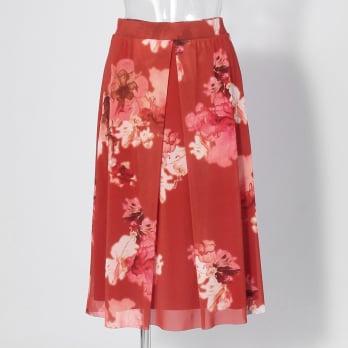 【COMING SOON】Flower flamingo print スカート 詳細画像