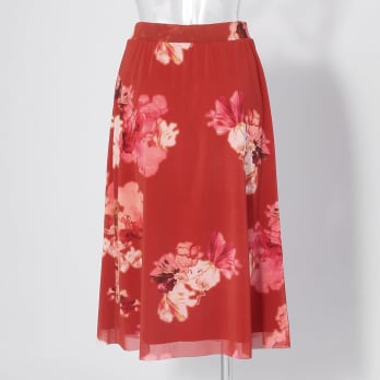 【COMING SOON】Flower flamingo print スカート 詳細画像