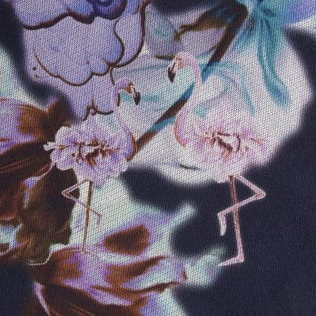 【COMING SOON】Flower flamingo print スカート 詳細画像