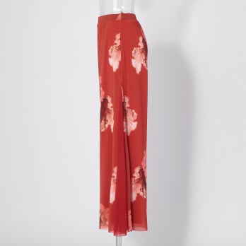 【COMING SOON】Flower flamingo print パンツ 詳細画像