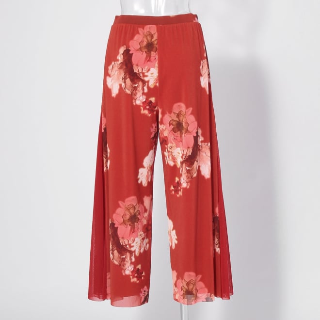 【COMING SOON】Flower flamingo print パンツ 詳細画像 赤系マルチ 7