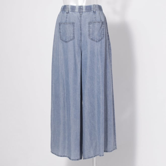【COMING SOON】WLC パウダーシルクデニムワイド パンツ 詳細画像 ライトブルー 3
