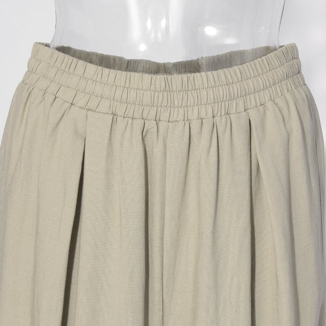 【COMING SOON】WL シルキーリネンパンツ 詳細画像 カーキ 4