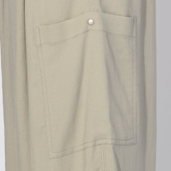 【COMING SOON】WL シルキーリネンパンツ 詳細画像 カーキ 5
