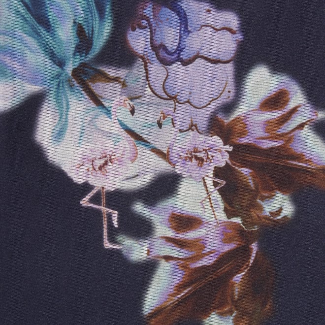 【COMING SOON】Flower flamingo print ドレス 詳細画像 ブルー系マルチ 3