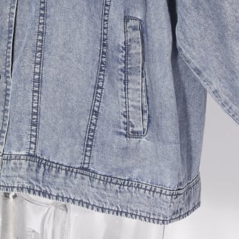 【COMING SOON】WLC パウダーシルクデニムステン ジャケット 詳細画像