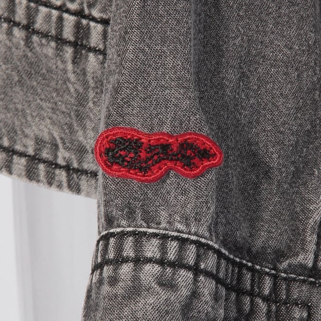 【COMING SOON】WLC パウダーシルクデニムステン ジャケット 詳細画像 ブラック 2