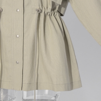 WL シルキーリネンドロスト ジャケット 詳細画像