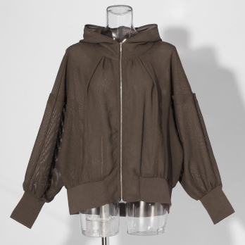 【COMING SOON】WL カラミメッシュパーカーブルゾン