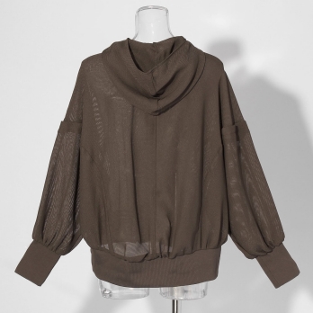 【COMING SOON】WL カラミメッシュパーカーブルゾン 詳細画像