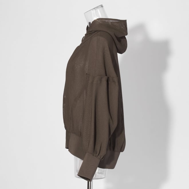 【COMING SOON】WL カラミメッシュパーカーブルゾン 詳細画像 カーキ 2