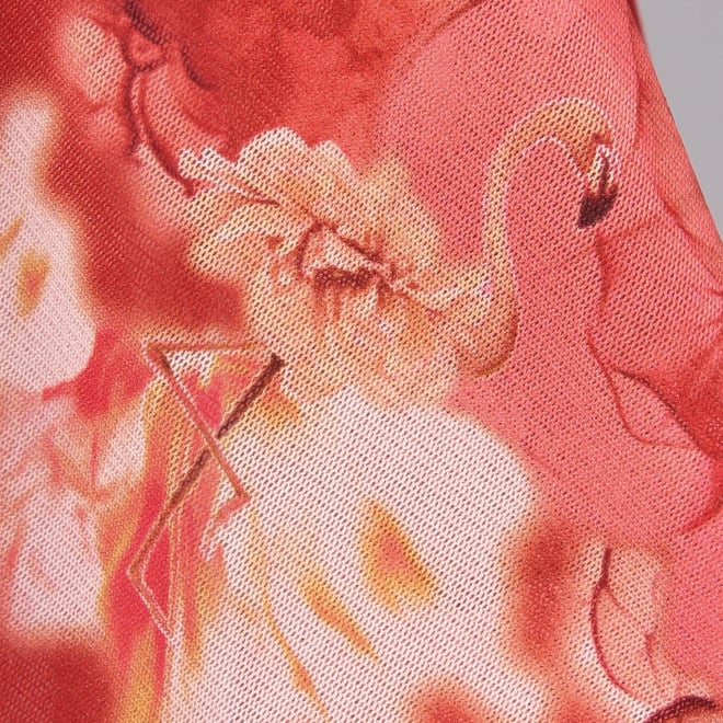 【COMING SOON】Docking flamingo Tシャツ 詳細画像 赤系マルチ 5