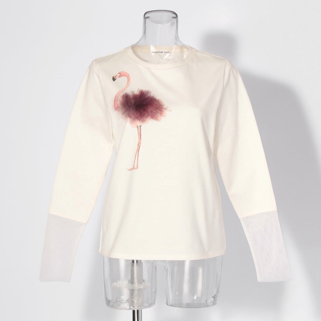 【COMING SOON】Flamingo Tシャツ 詳細画像 ホワイト 1