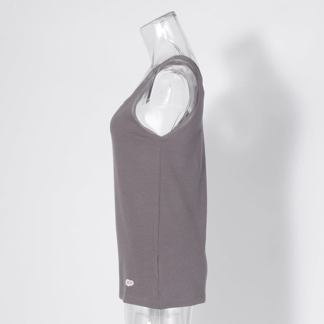 【COMING SOON】WLC ラッセル編シアー切替２wayタンクトップ 詳細画像 グレー 2