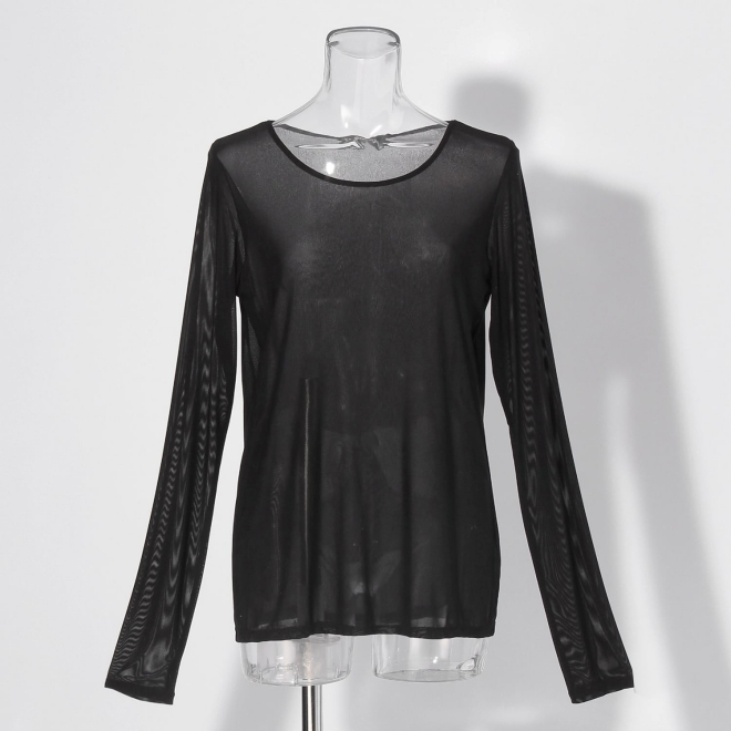 【COMING SOON】WLC シアーフライス&times;チュールレイヤード プルオーバー 詳細画像 ブラック 2