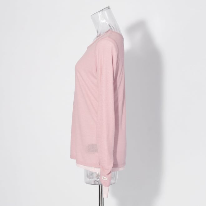 【COMING SOON】WLC シアーフライス&times;チュールレイヤード プルオーバー 詳細画像 ライトピンク 2