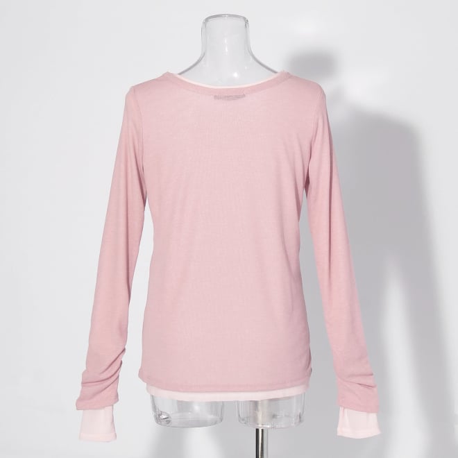 【COMING SOON】WLC シアーフライス&times;チュールレイヤード プルオーバー 詳細画像 ライトピンク 3