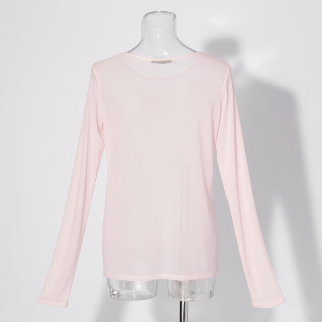 【COMING SOON】WLC シアーフライス&times;チュールレイヤード プルオーバー 詳細画像 ライトピンク 5