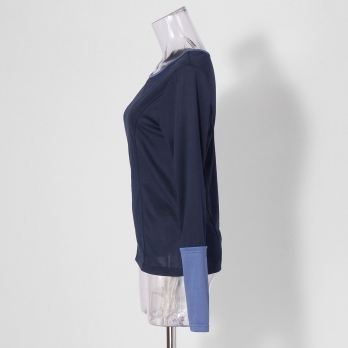 【COMING SOON】Bicolor sheer french terry プルオーバー 詳細画像