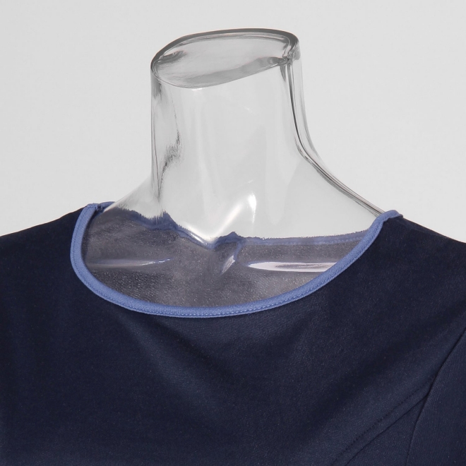 【COMING SOON】Bicolor sheer french terry プルオーバー 詳細画像 ネイビー 4