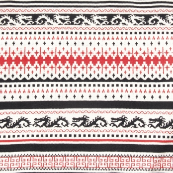Border dragon sweater ニット 詳細画像