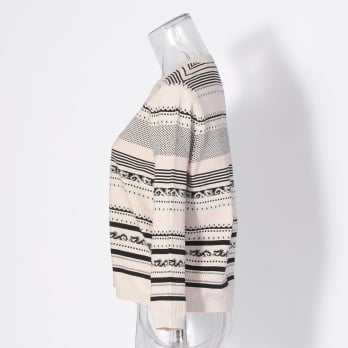 【COMING SOON】Border dragon sweater ニット 詳細画像