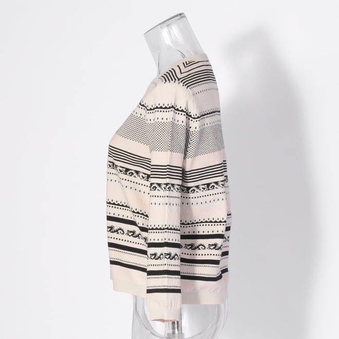 【COMING SOON】Border dragon sweater ニット 詳細画像 黒系マルチ 2