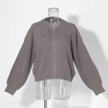 【COMING SOON】WL メッシュニットZIPブルゾン 詳細画像